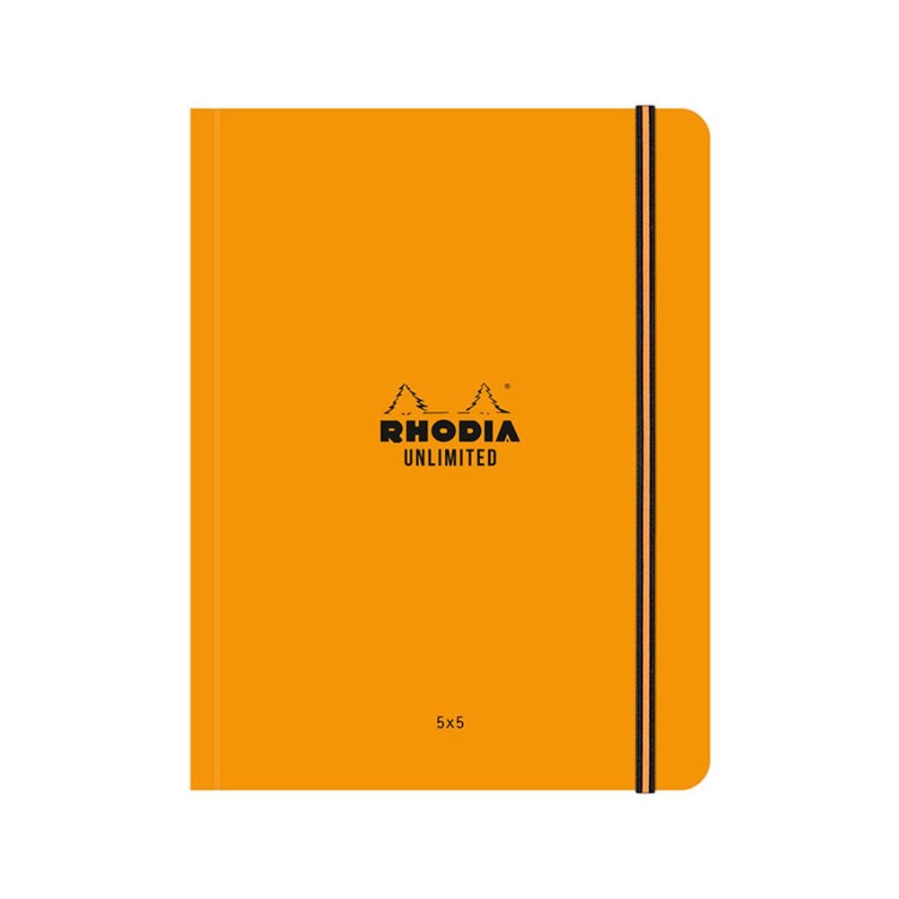 Записная книжка Rhodia Unlimited A5+ в клетку (118758C)