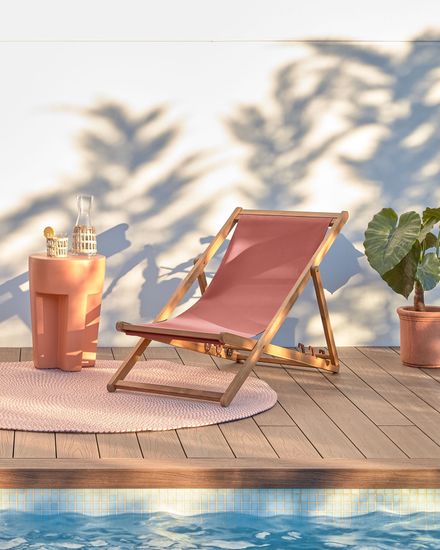 Rodhe Круглый ковер 100% ПЭТ терракотовый Ø 150 см