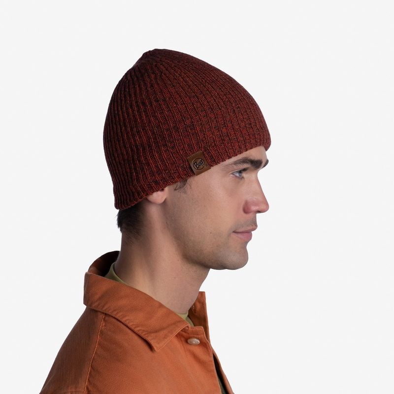 Шапка вязаная с флисом Buff Hat Knitted Polar Lyne Rusty Фото 4