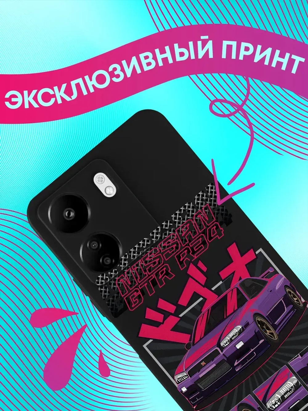 Чехлы на Xiaomi Redmi 13C. Poco C65 с принтом