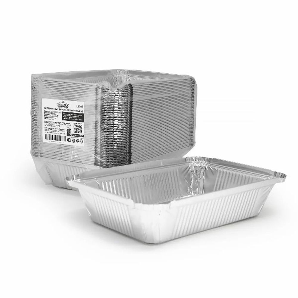 Форма алюм 780мл без крышки 210*148*38 (50шт)/600 402-707