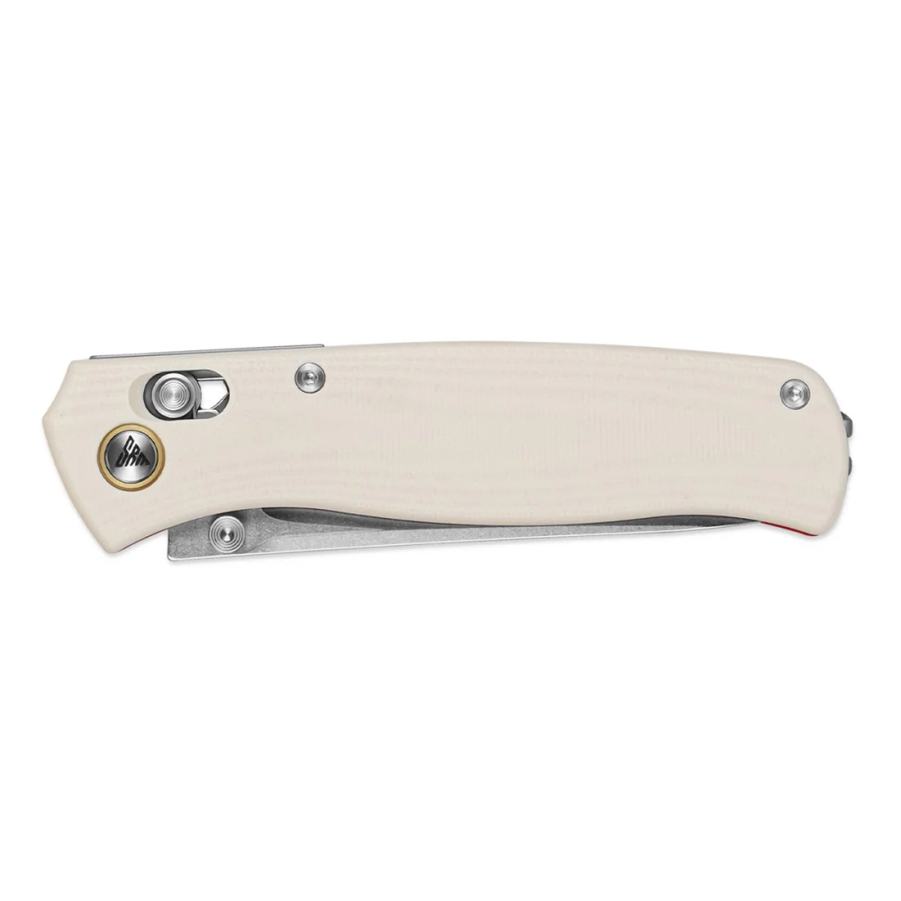 Нож складной SRM 255L-GT2 Medal Stonewash (10Cr15CoMoV, Ivory G10)
