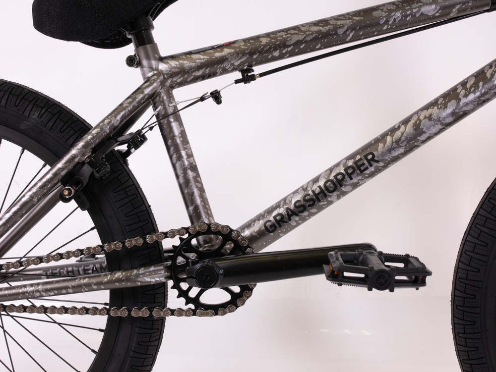 Велосипед BMX Tech Team Grasshopper 20"х20,8"  2024 серый