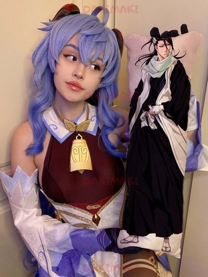 Мини дакимакура Бьякуя Кучики из Блич арт. M0504, 60х20 см