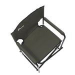 Кресло складное СЛЕДОПЫТ Комфорт, 560х470х830 мм, сталь 22 мм, хаки/2/