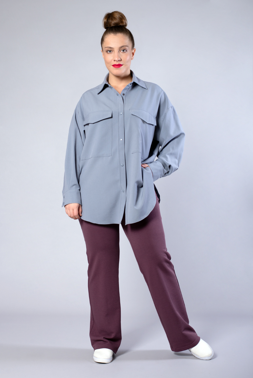 Брюки женские 3834ЛП, фумо #58Ф023834ЛП