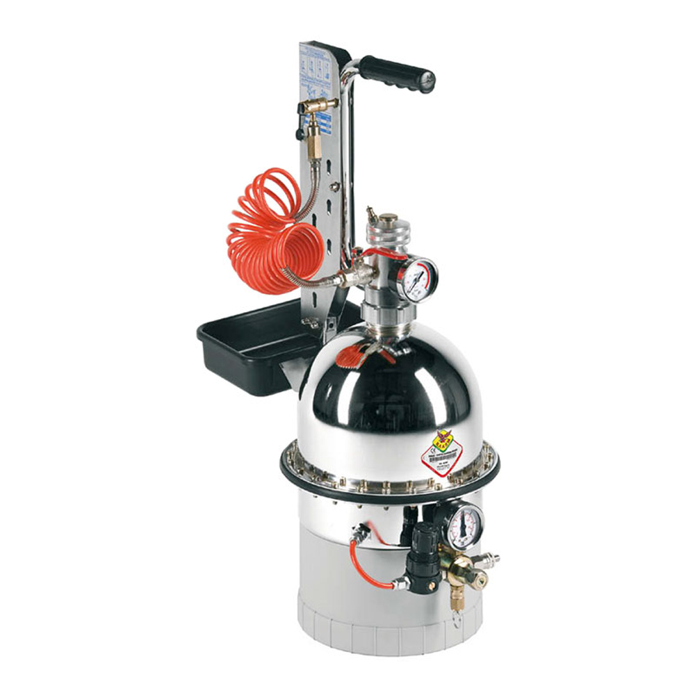 Установка для замены тормозной жидкости 5 л. с комплектом крышек