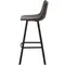 Барный стул Netro 76 см, серый на черных металлических ножках | Купить в Hallberg.ru