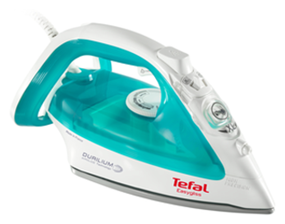 Утюг Tefal FV3951 Easygliss, голубой/белый