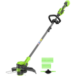 Триммер аккумуляторный Greenworks GD24LT331, 24V, 33 см, без АКБ и ЗУ (2113407)