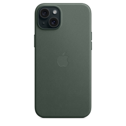 Чехол для iPhone 15 Plus FineWoven с MagSafe - Evergreen