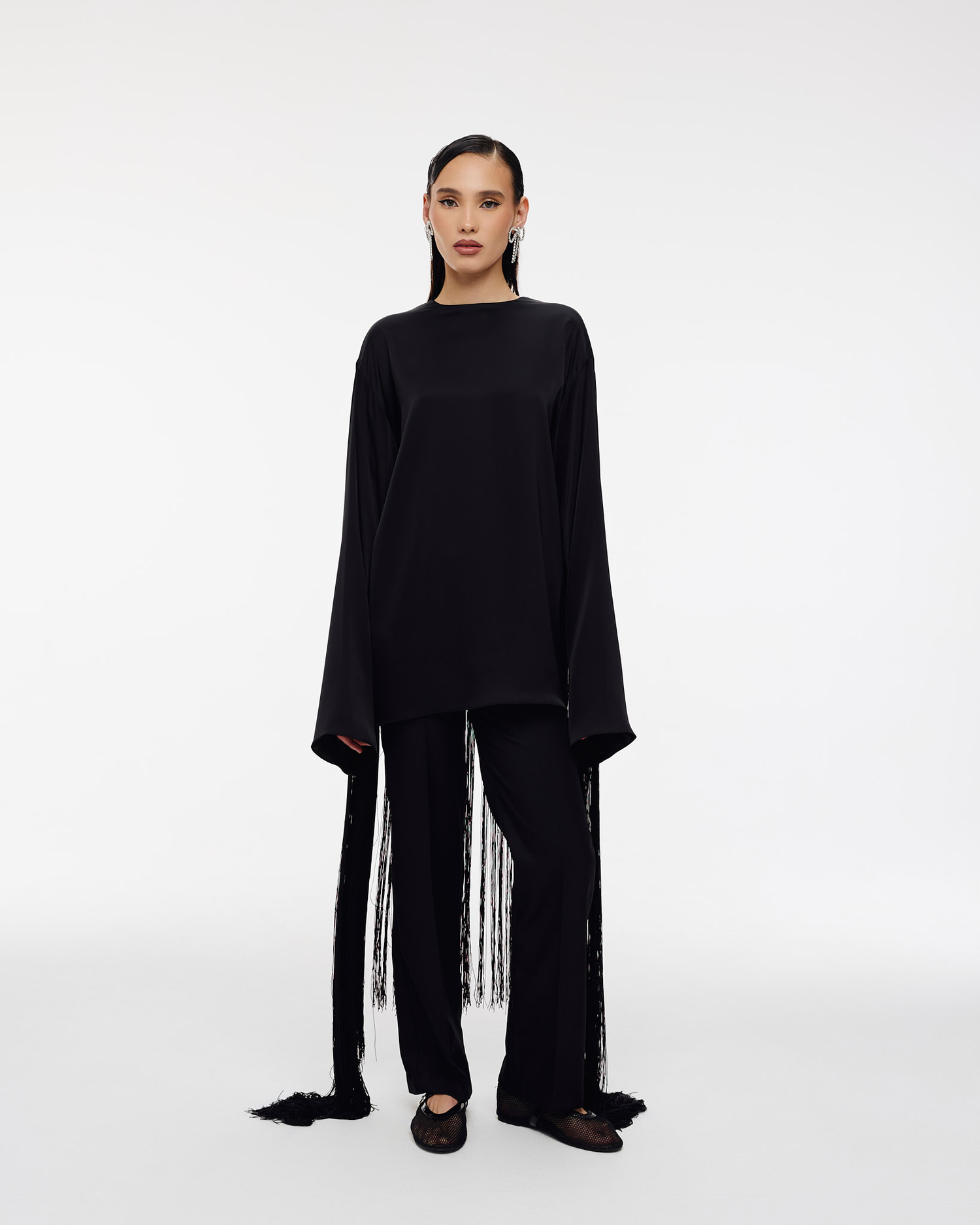 Лонгслив Morphine (Морфин) черный