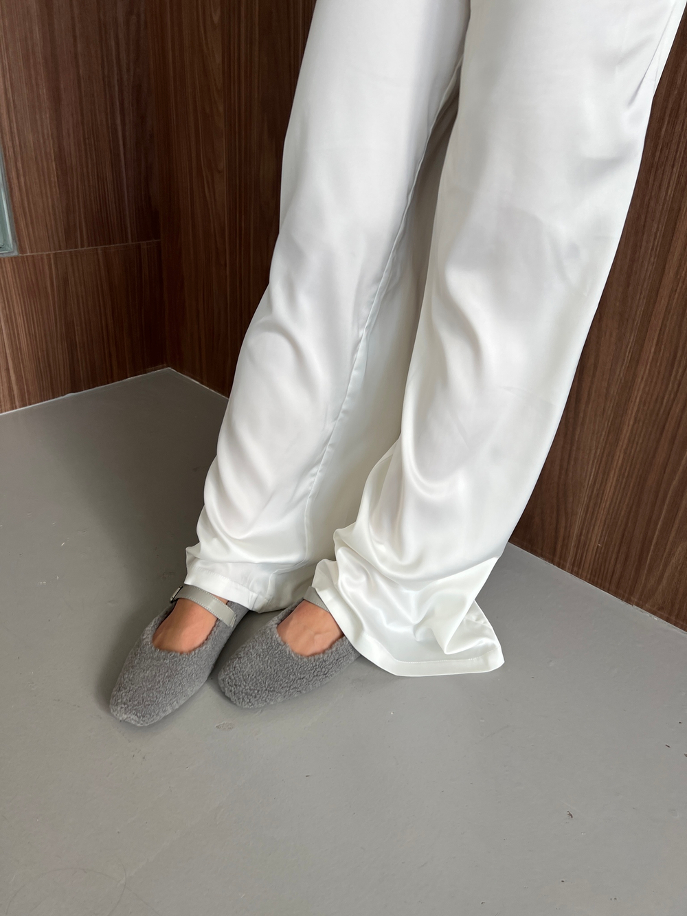 Балетки меховые