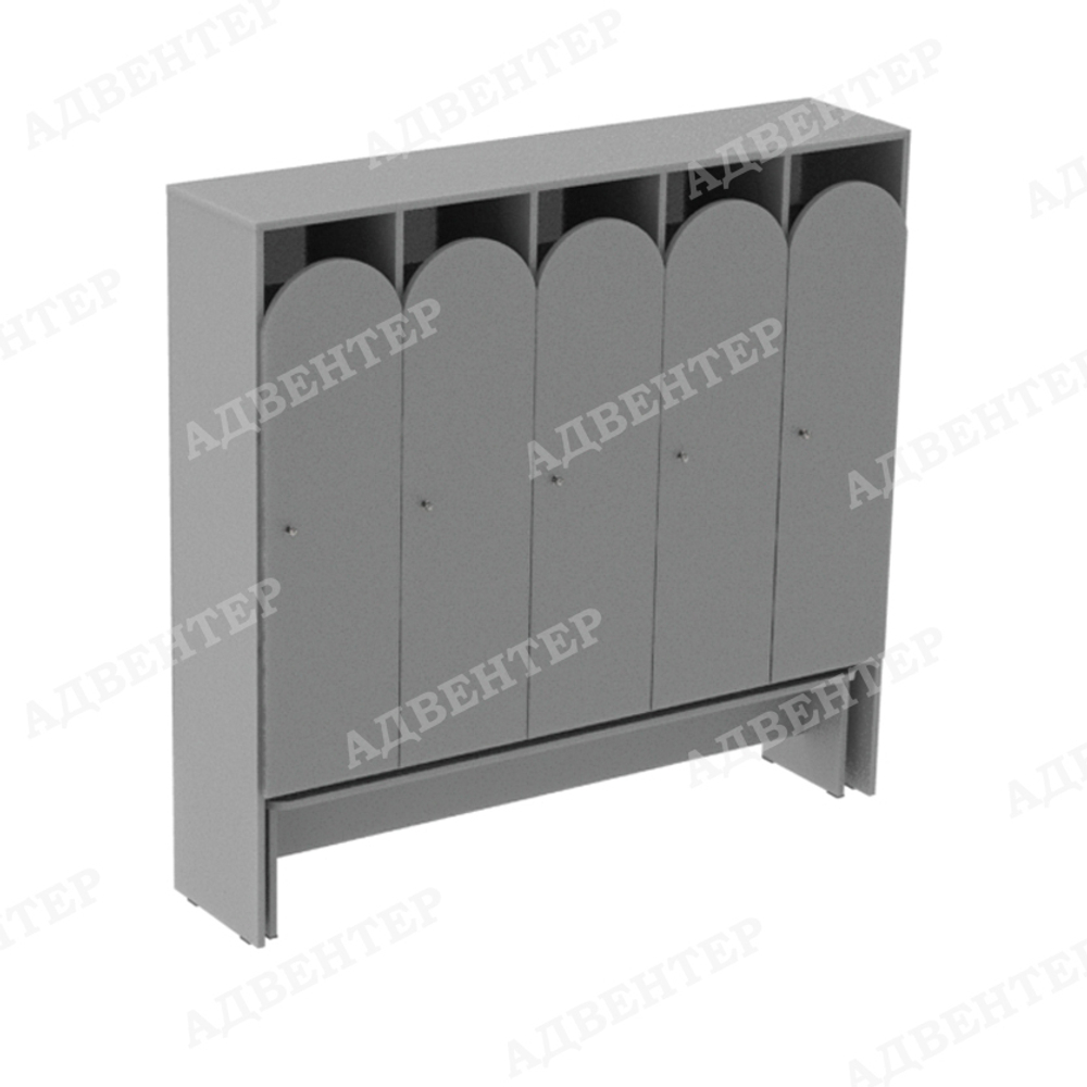 Шкаф детский для одежды 5 СЕКЦИЙ