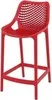 Полубарный стул Air Bar 65 см, красный