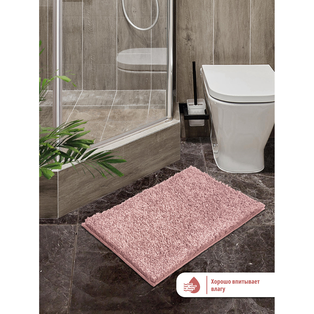 Коврик д/ванной Frizz icarpet 40*60 пион