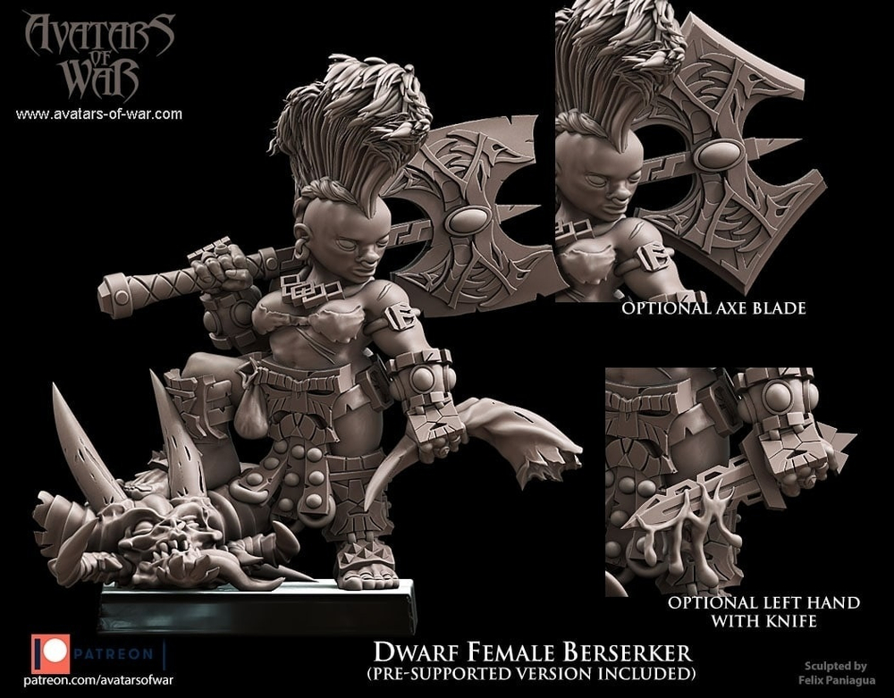 Dwarf Berserker Female