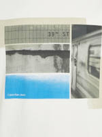 Футболка POSTER CALVIN KLEIN JEANS - белый(J30J326861)