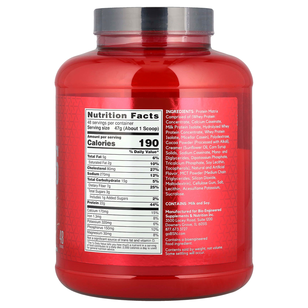 BSN, Syntha-6®, протеиновая матрица ультрапремиального качества, со вкусом шоколадного торта, 2,27 кг (5 фунтов)