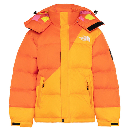 Пуховик The North Face M TNF X YINKA ILORI DOWN PUFFER JACKET RED ORANGE/APRICOT GLAZ