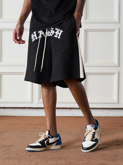 Шорты HARSHandCRUEL "Font Logo" Velour Shorts