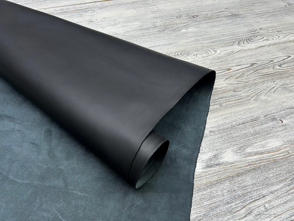 Talco Nero (1,2-1,4 мм), цв. Черный, натуральная кожа