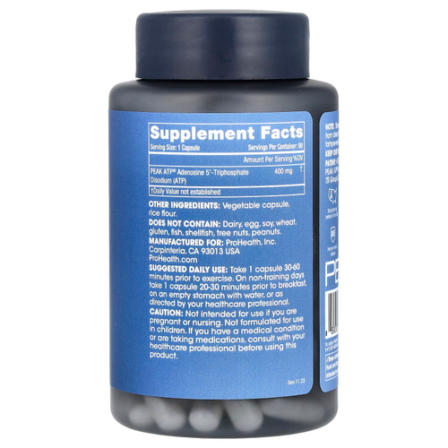 ProHealth Longevity, Долголетие АТФ, 400 мг, 90 капсул