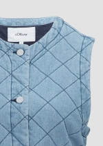 Стеганый жилет из денима s.Oliver