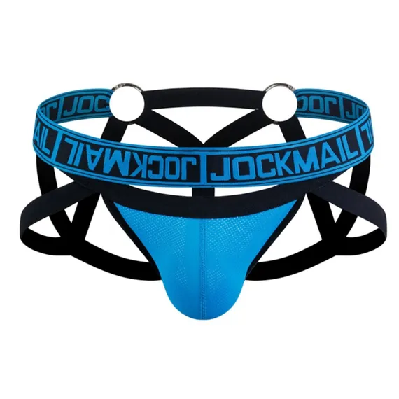 Мужские трусы джоки синие JOCKMAIL JM4031-9