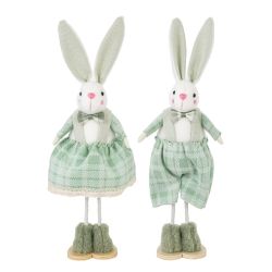 GAEM Фигурка декоративная "Заяц", L8,5 W7 H35 см, 2в.