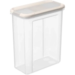 Емкость для сыпучих продуктов «Modena» прямоугольная 1,5л с дозатором (светло-бежевый) 221112125/01