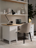 IKEA Письменный стол HEMNES,155*65*74, белый-коричневый, КЫМОР (ХЕМНЭС ИКЕА)