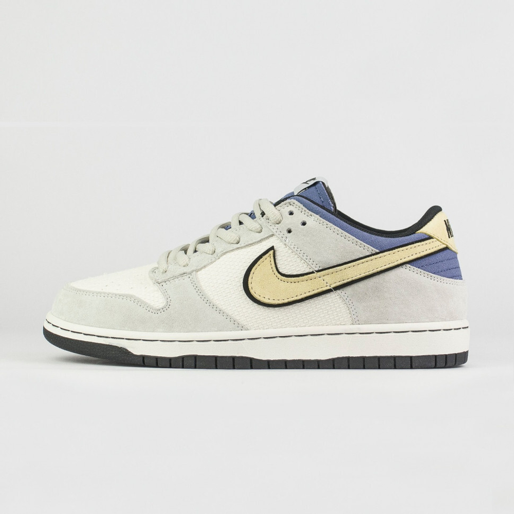 кроссовки Nike Dunk Low Light Grey / Blue / Yellow