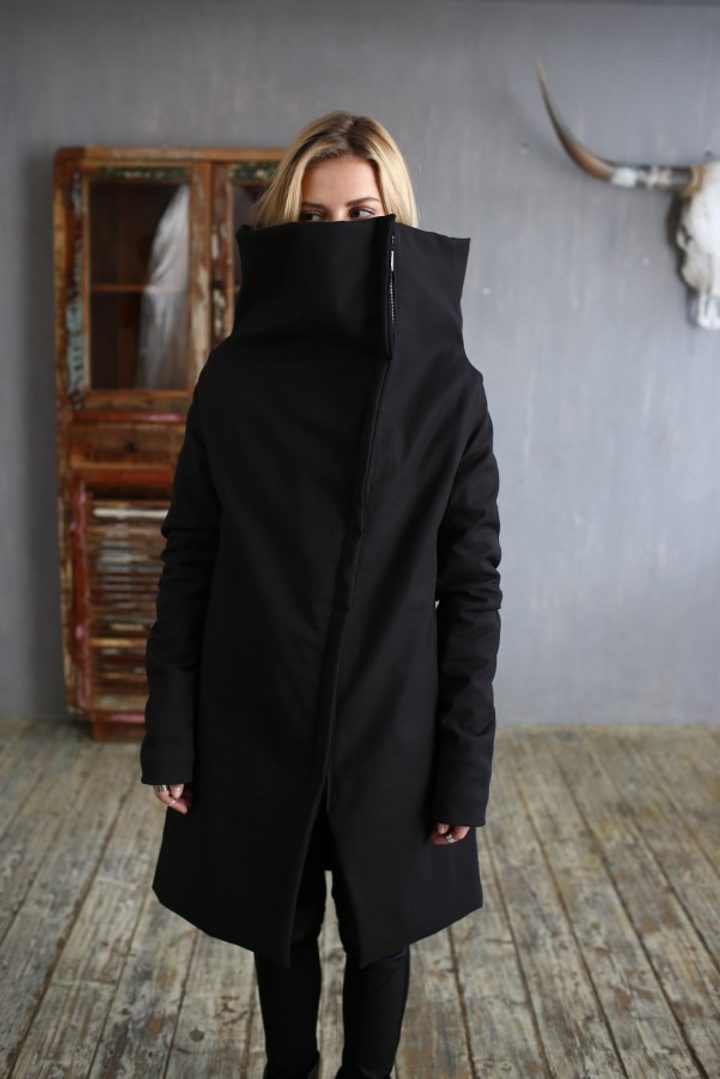 Пуховик "Wrap Black"