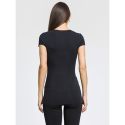 Женская футболка черная OROBLU Perfect Line VOBT01593