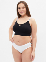 Набор из 3 высоких трусиков-слипов с перемычками по бокам (Размер: XL) (Цвет: разноцветный)