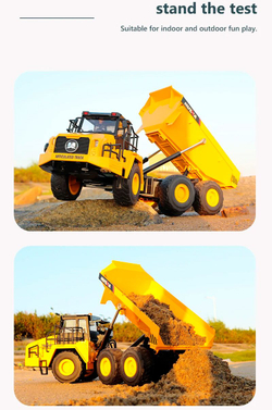 Радиоуправляемый карьерный самосвал HUI NA TOYS масштаб 1:16 2.4G - HN1553