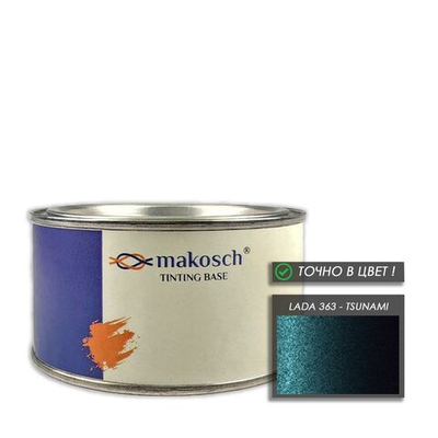 Автоэмаль makosch/LADA 363, Базовая эмаль, зелёный, перламутр, 200мл.