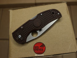 Нож Spyderco Native 5 LTW - коричневая рукоять, светлый клинок RK/496