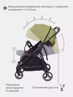 Коляска детская RANT "SHIFT STAR" RA250 Greek Olive