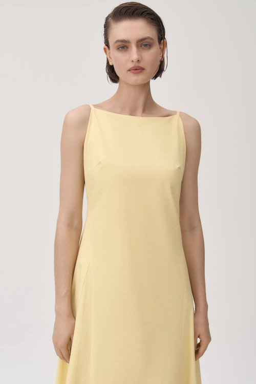 Платье миди из хлопка