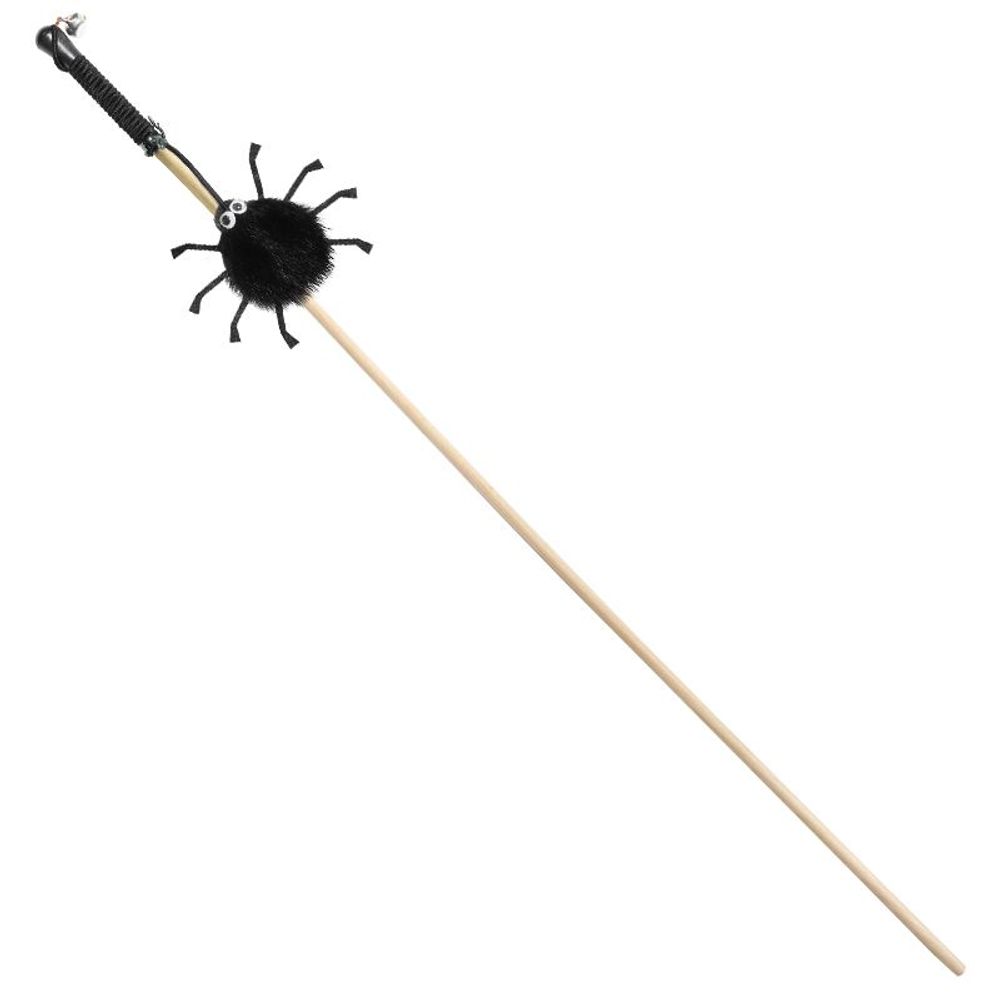 Игрушка для кошк Gamma Удочка-дразнилка "Паучок", 510 мм Игрушка для кошк Gamma Удочка-дразнилка "Паучок", 510 мм