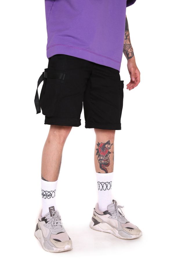 Шорты Rope strap черные - фото 2