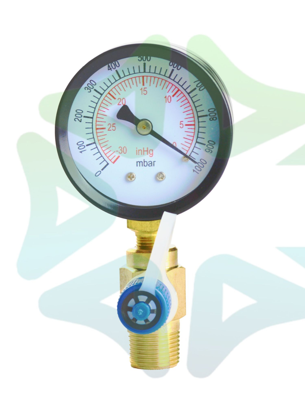 Вакуумметр TG3 для вакуумного насоса вход 3/8 BSP выход 1/4 SAE