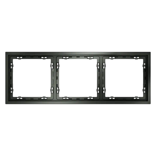 Рамка пластиковая VOLTUM S70 на 3 поста, (титан)