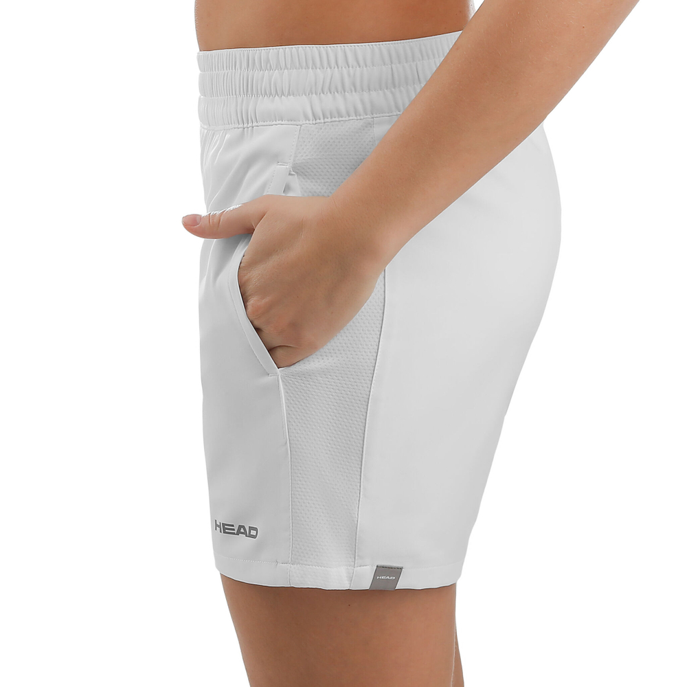 Женские теннисные шорты HEAD Club Shorts Women - White