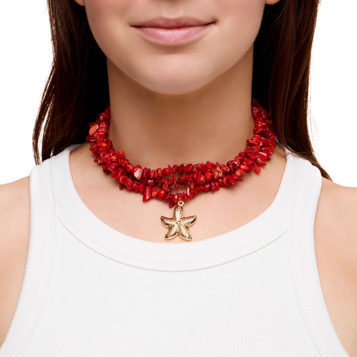 Колье Under The Sea Necklace - Coral