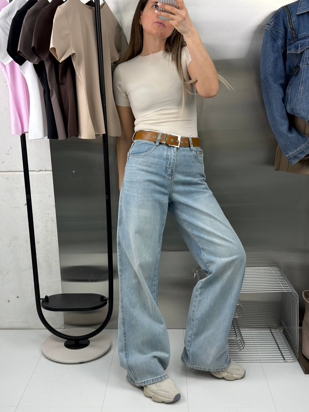 Футболка женская арт. 016 цвет "светло - бежевый"