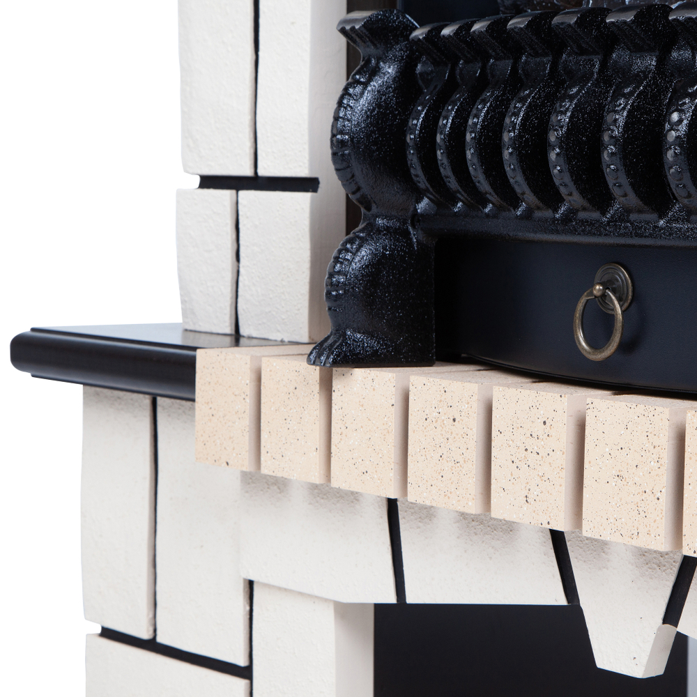 Каминокомплект Real Flame Stone AO-297 с очагом 3D Oregan