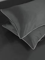 MOON 2 Наволочки, сатин темно-серый